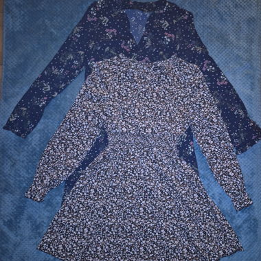 Lot 2 robe  floral 