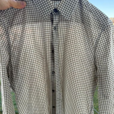 Gucci Slim Fit kariertes Hemd