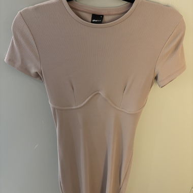 Beiges Kleid S