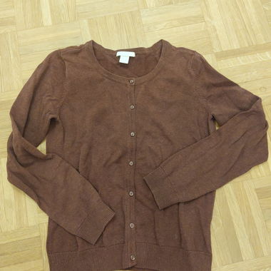 Cardigan lavorato a maglia bordeaux