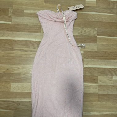 Abito Maxi Rosa OHPolly con Glitter