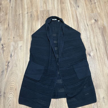 Strickjacke kurzarm dunkelblau Gr M 