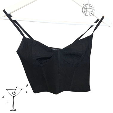 elegant black corset