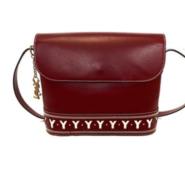 Vintage Yves Saint Laurent Red Shoulder Bag