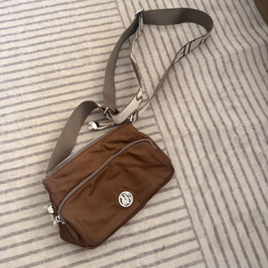 Borsa a tracolla marrone