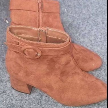 Suede ankle boots