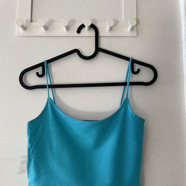 Crop Top blau