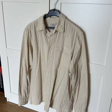 Camicia a maniche lunghe beige Jack & Jones