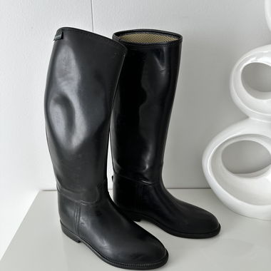 Aigle Riding Boots Rubber Boots Black 37