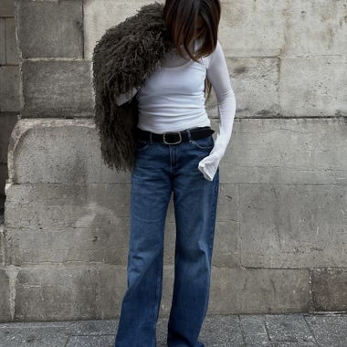 Jeans mit niedriger Taille