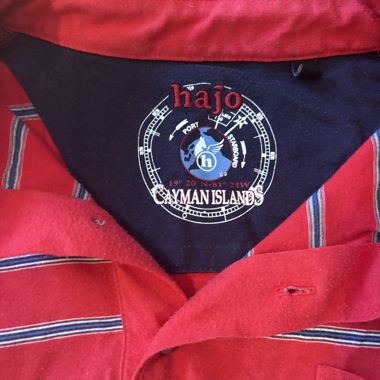 Polo Hajo a righe rosse