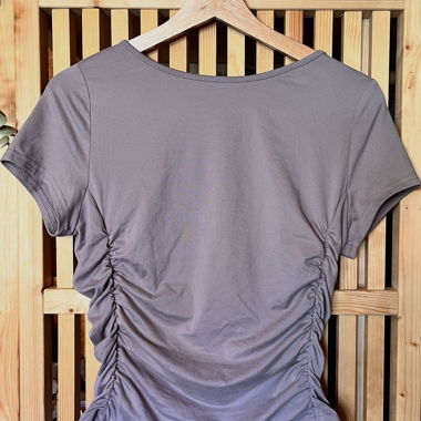 Grey Ribbed Shirt