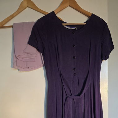 Vintage Seidenkleid