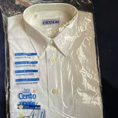 Due nuove camicie da uomo KAUF, taglia 38