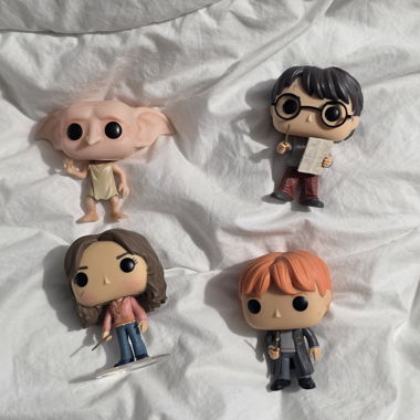 Harry Potter, Ron, Hermine & Dobby Funko Pop