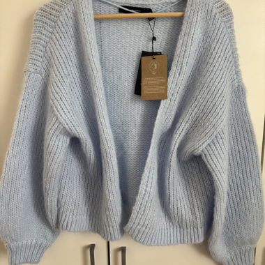 Cardigan bleu