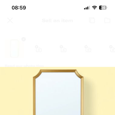 IKEA GOLDEN RAHMEN SPIEGEL