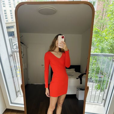 Red sporty dress 🔥