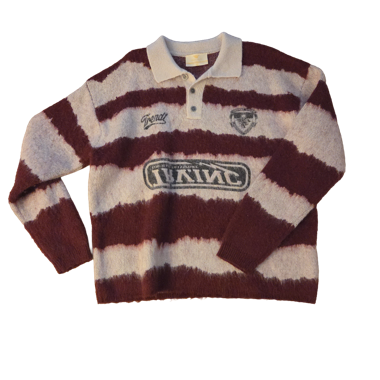Mohair Polo Sweater by Trendt Vision
