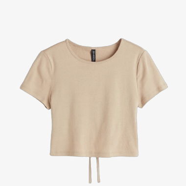 Backless crop top 