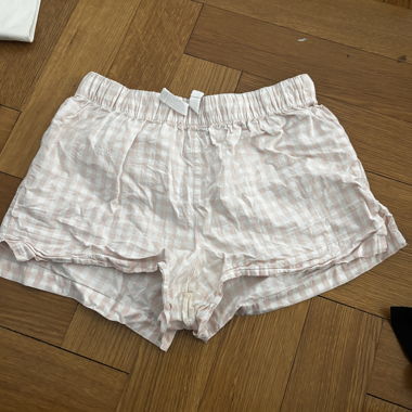 The White Company checked sleep shorts XS