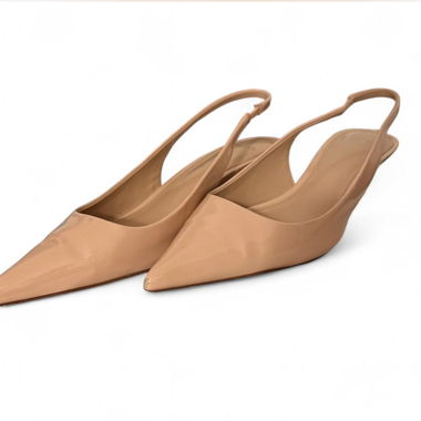 mango beige/nude kitten heels taglia 39