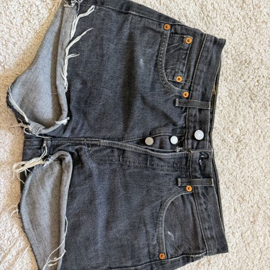 Levi's Jeans Shorts schwarz