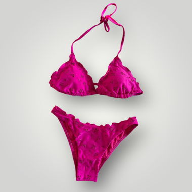 Maillot de bain rose, taille S 