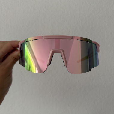Occhiali da sole sportivi rosa