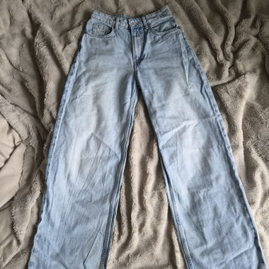 Jeans baggy vita alta