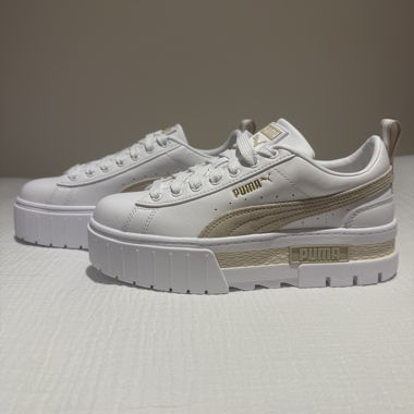 Baskets Puma blanches plateforme