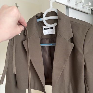 Blazer courte Marron 