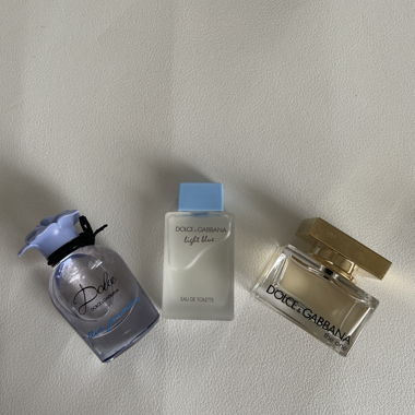 3 mini perfumes Dolce & Gabbana