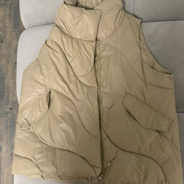 Gilet imbottito beige