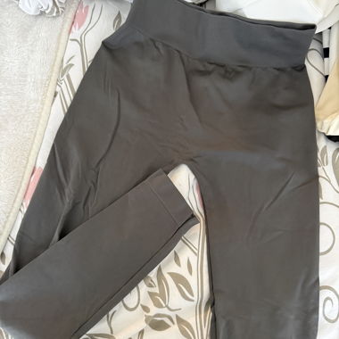 Leggings Grigi Vita Alta