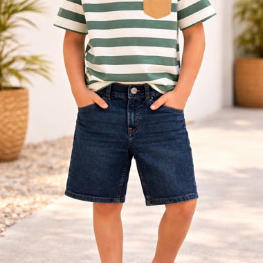 Kinder-Jeansshorts