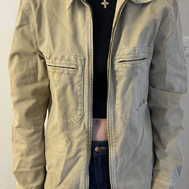 Veste de travail beige Zara
