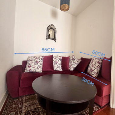 Kleines marokkanisches Wohnzimmer in Bordeaux