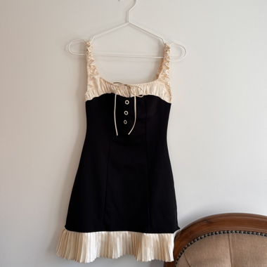 cute little black vintage dress