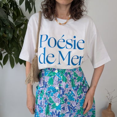 Poesie-de-Mer-T-Shirt Grösse XL