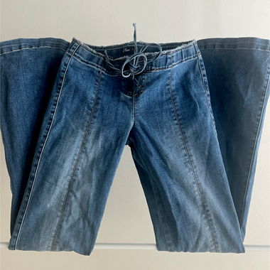 Blue Jeans with lace