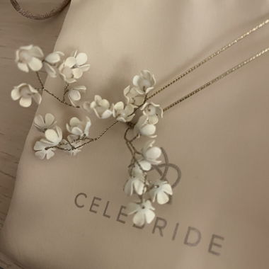 Accessorio per capelli floreale per matrimonio