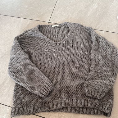 Grey Knit Sweater