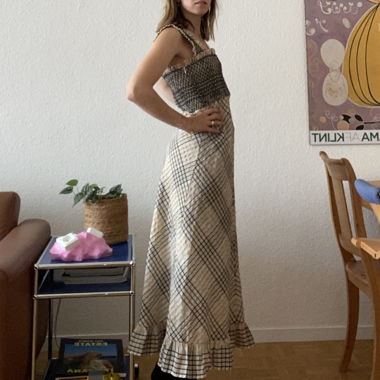 Ganni Seersucker Dress