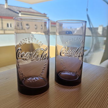 Set of 2 Coca-Cola glasses