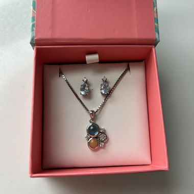 Collana Rhomberg con orecchini