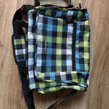 grande borsa per computer con molte tasche