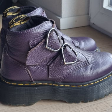 Stivaletti Dr. Martens Devon Heart Purple - 37