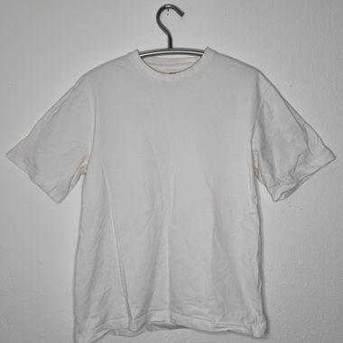 T-shirt bianco Heavyweight H&M