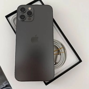 Apple iPhone 12 Pro, 256 Go, Graphite, plus 7 coques